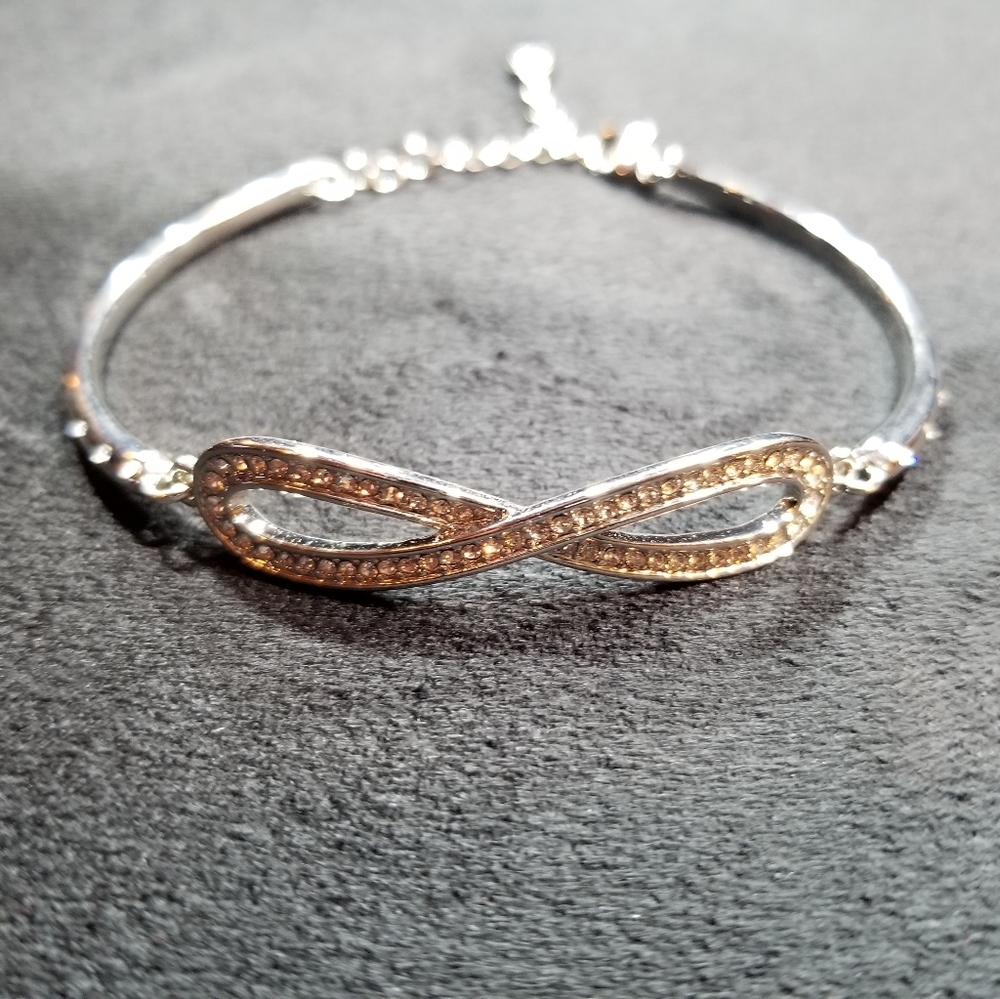 Sterling Silver Infinity Bracelet